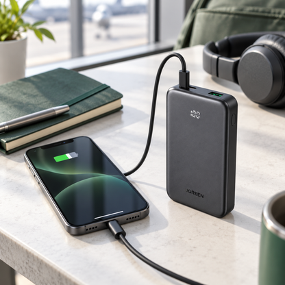 Power Bank UGREEN PB507 10.000 mAh – USB-C 20W, USB-A 22,5W