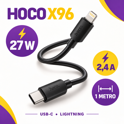 Cavo Hoco X96 USB-C a Lightning 27W 1m